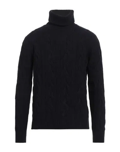 Altea Man Turtleneck Midnight Blue Size L Virgin Wool