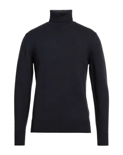 Altea Man Turtleneck Midnight Blue Size L Virgin Wool