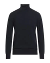 Altea Man Turtleneck Midnight Blue Size M Cashmere In Blue