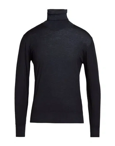 Altea Man Turtleneck Midnight Blue Size S Virgin Wool