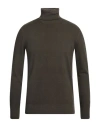 Altea Man Turtleneck Military Green Size M Virgin Wool