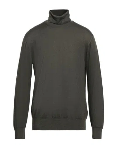 Altea Man Turtleneck Military Green Size S Virgin Wool