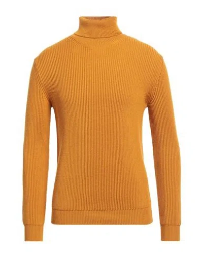 Altea Man Turtleneck Ocher Size L Virgin Wool In Yellow