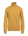 Altea Man Turtleneck Ocher Size L Virgin Wool In Yellow