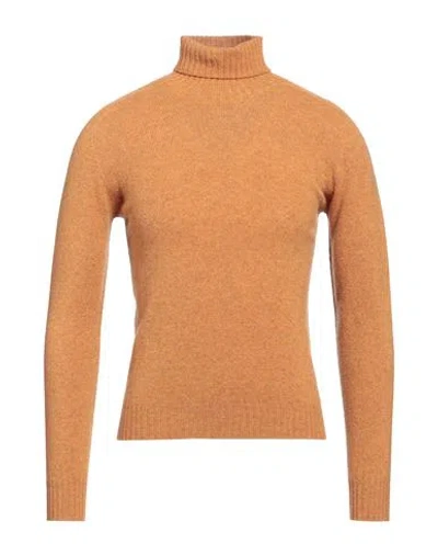 Altea Man Turtleneck Ocher Size Xl Virgin Wool In Yellow