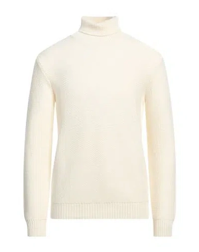 Altea Man Turtleneck Off White Size L Virgin Wool