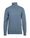 Altea Man Turtleneck Pastel Blue Size Xxl Virgin Wool