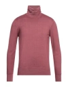 Altea Man Turtleneck Pastel Pink Size L Virgin Wool