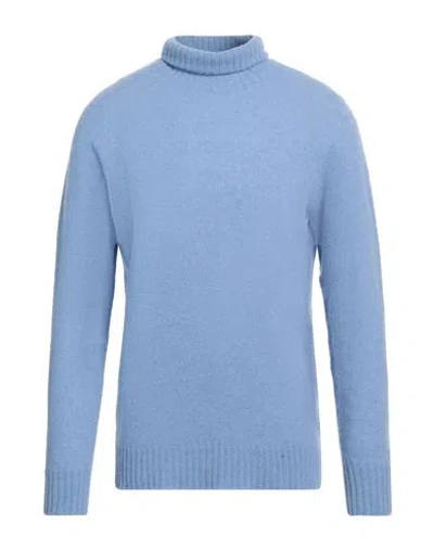 Altea Man Turtleneck Sky Blue Size Xxl Virgin Wool, Cashmere