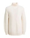 Altea Man Turtleneck White Size Xl Virgin Wool