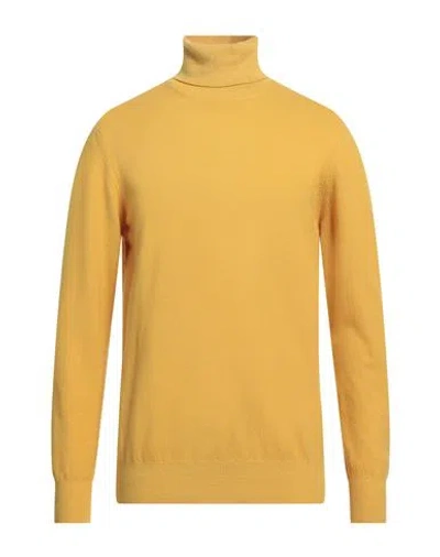 Altea Man Turtleneck Yellow Size Xl Virgin Wool In Yellow