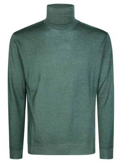 Altea Roll-neck Wool Sweater In Green