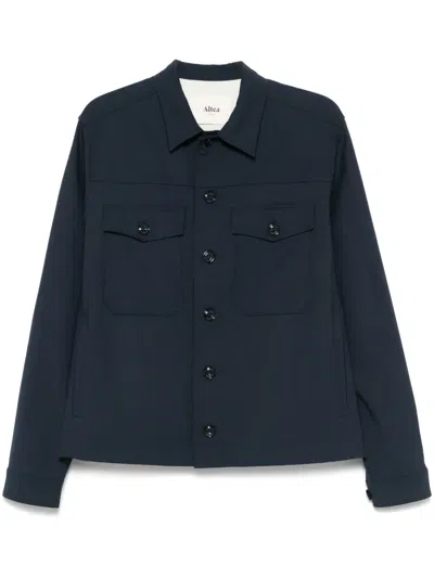 Altea Mitchell Overshirt In Blue