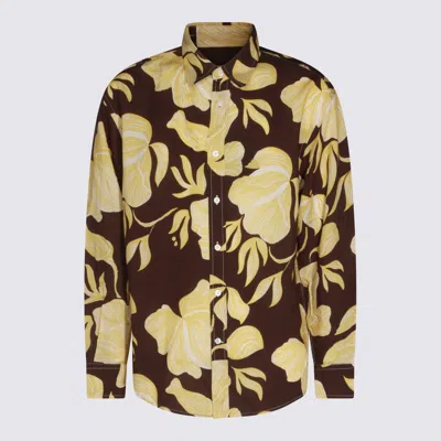 Altea Floral-print Shirt In Brown