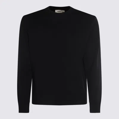Altea Navy Blue Knitwear In Black