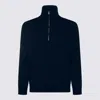 Altea Sweaters Blue And Green In Animal Print