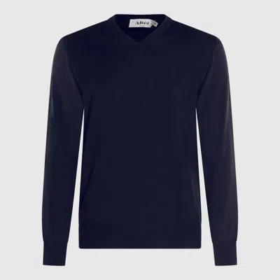 Altea Virgin Wool Sweater In Blue