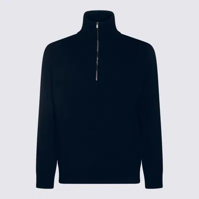 ALTEA NAVY WOOL KNITWEAR