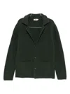 Altea Notched-lapel Cardigan In Green