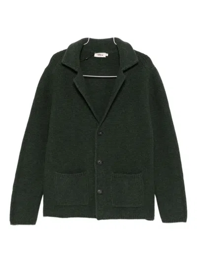 Altea Notched-lapel Cardigan In Green