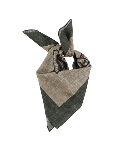 Altea Paisley-print Scarf In Red