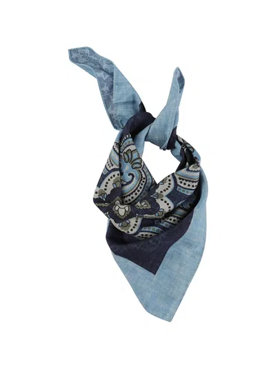 Altea Paisley-print Scarf In Yellow