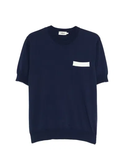 Altea Patch-pocket Short-sleeve T-shirt In Blue