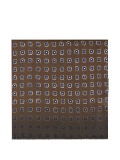 Altea Patterned Scarf In Brown