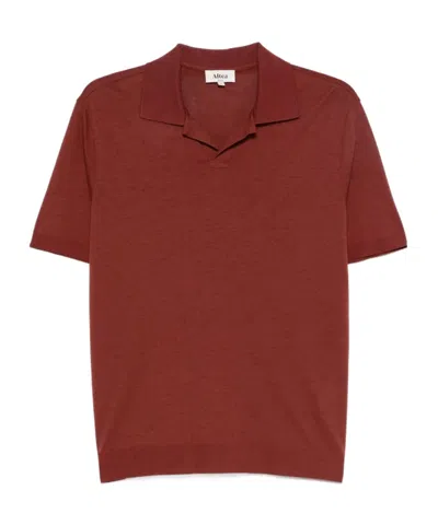 Altea Pierre Short Sleeve Polo In Red