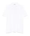 Altea Piqué Polo Shirt In White