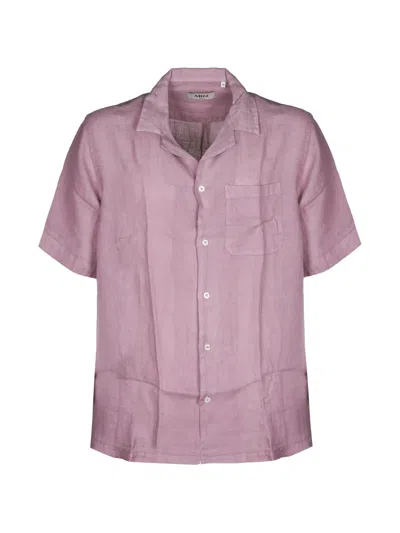 Altea Pocket Camp Collar Shirt In Pink