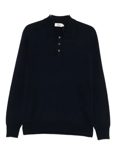 Altea Polo-collar Sweater In Blue