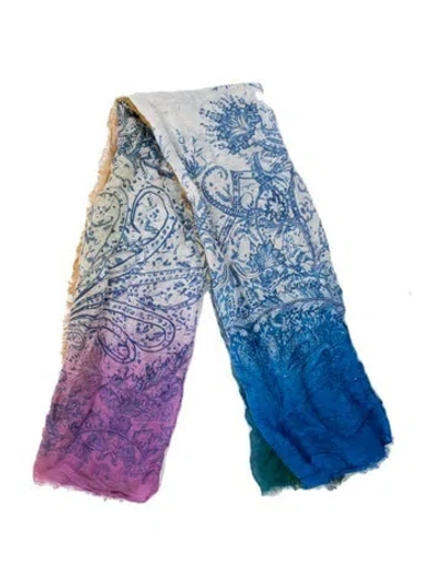 Pre-owned Altea Printed Scarf In Multi