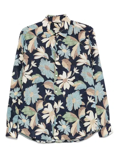 Altea Printed Shirt In Blue