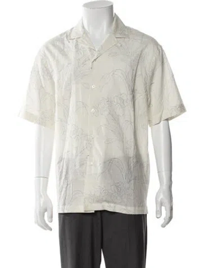 Pre-owned Altea Printed Short Sleeve Shirt In Neutral