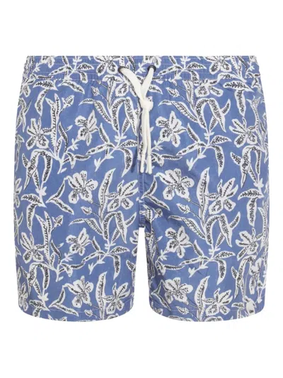 Altea Printed Swim Shorts In Blue