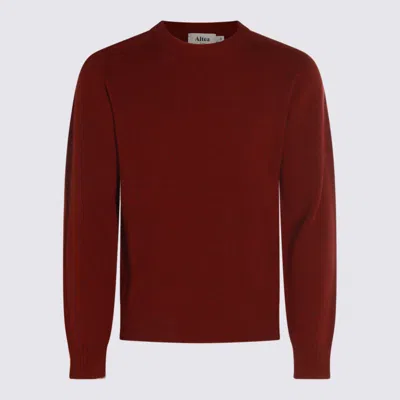 ALTEA RED WOOL KNITWEAR
