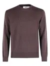 Altea Ribbed Sweater In Brown