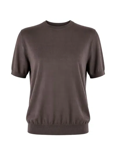 Altea Ribbed-trim T-shirt In Animal Print