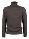 Altea Roll-neck Sweater In Brown