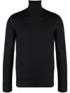 Altea Roll-neck Virgin Wool Jumper In Black