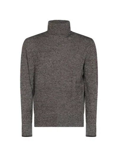 Altea Roll-neck Sweater In Brown