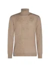 Altea Roll-neck Sweater In Neutrals