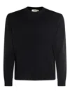 Altea Round-neck Sweater In Black
