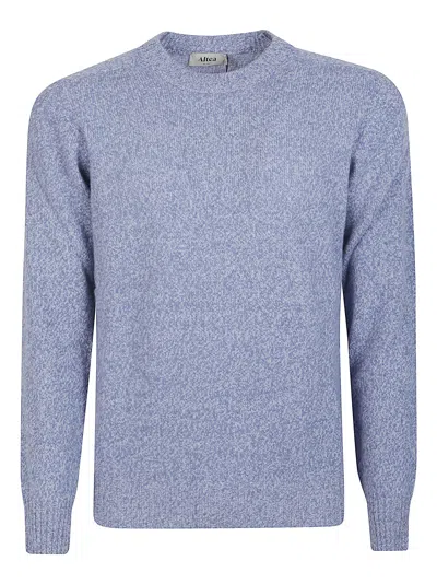 Altea Round Neck Sweater In Blue