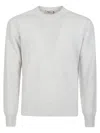Altea Crew-neck Wool Sweater In Gray