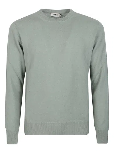 Altea Round Neck Sweater In Green