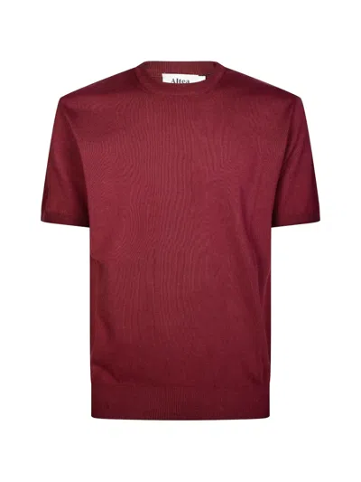 Altea Round-neck T-shirt In Red