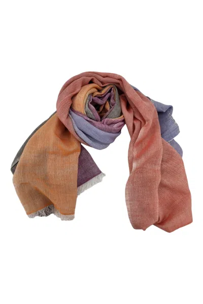 Altea Scarfs Orange/purple/gray/lilac In Arancio/porpora/grigio/lilla