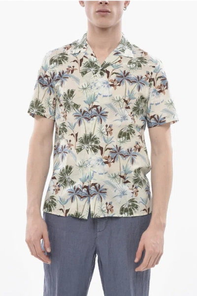 Altea Shirt Baker With Floral Pattern In Neutral